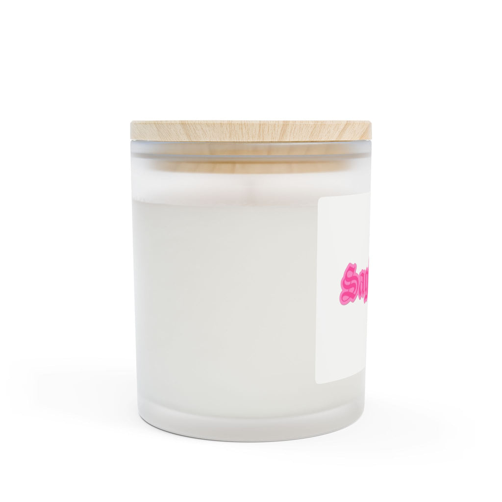 Sagittarius Frosted Glass Candle — 11oz Zodiac Soy Candle
