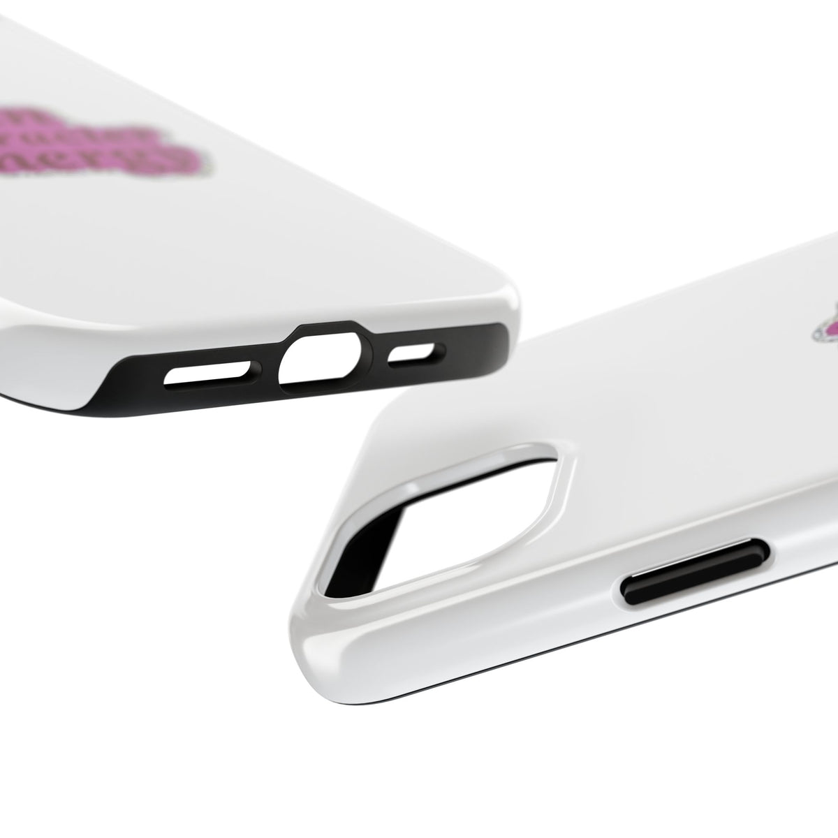 Main Character Energy Tough Phone Case — Pink Retro Graphic