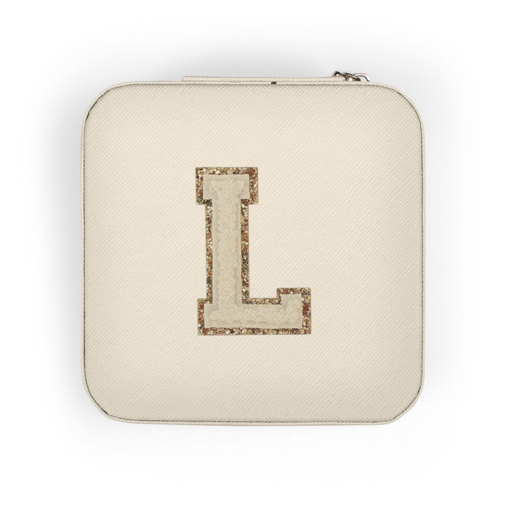 Personalized Monogram Jewelry Travel Case – Compact Pink Organizer for Rings, Earrings & Necklaces