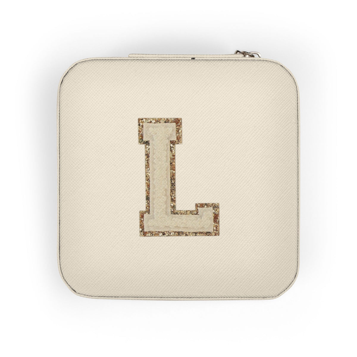 Personalized Monogram Jewelry Travel Case – Compact Pink Organizer for Rings, Earrings & Necklaces