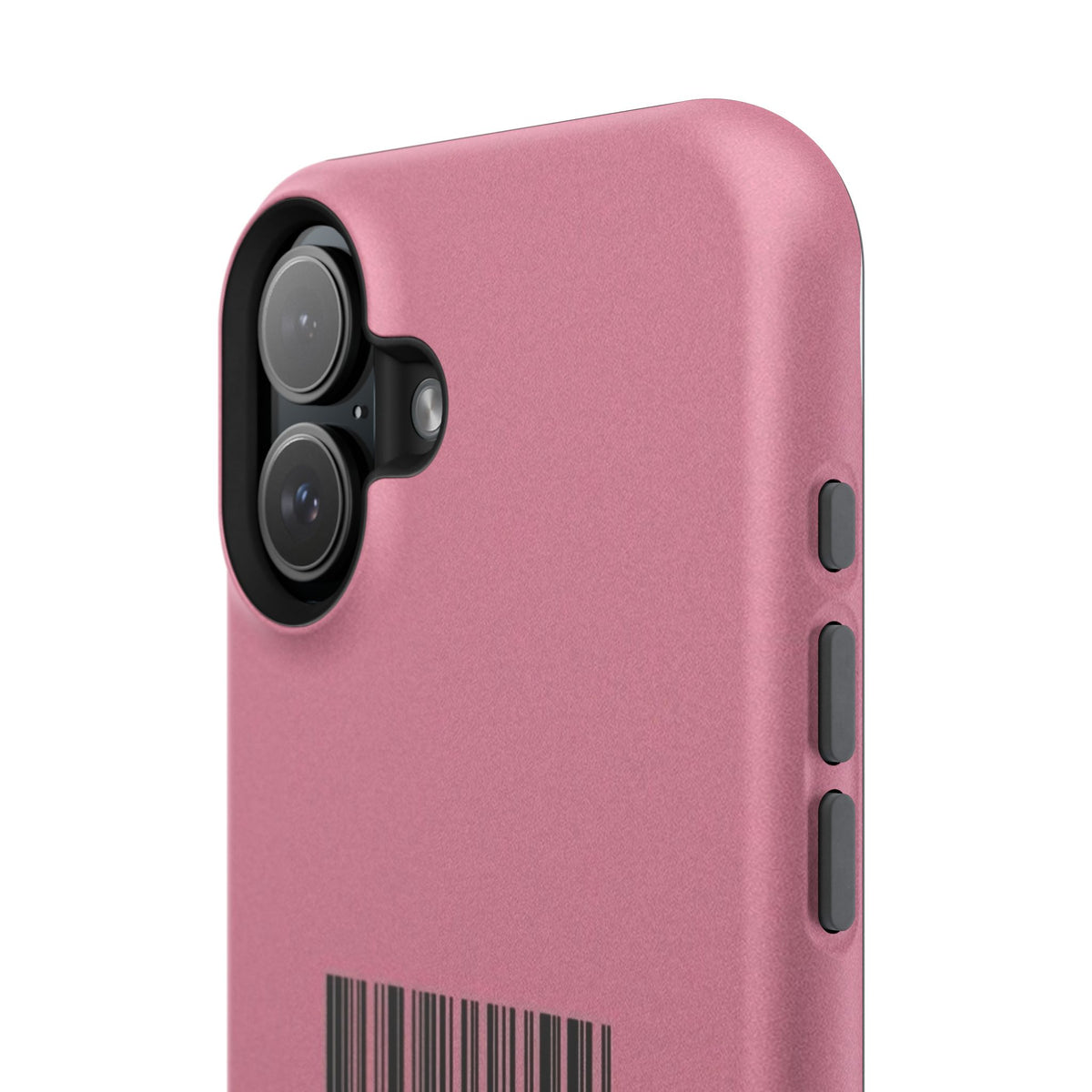 Made of Art Pink Impact-Resistant Phone Case — Barcode Graphic Protective Cover