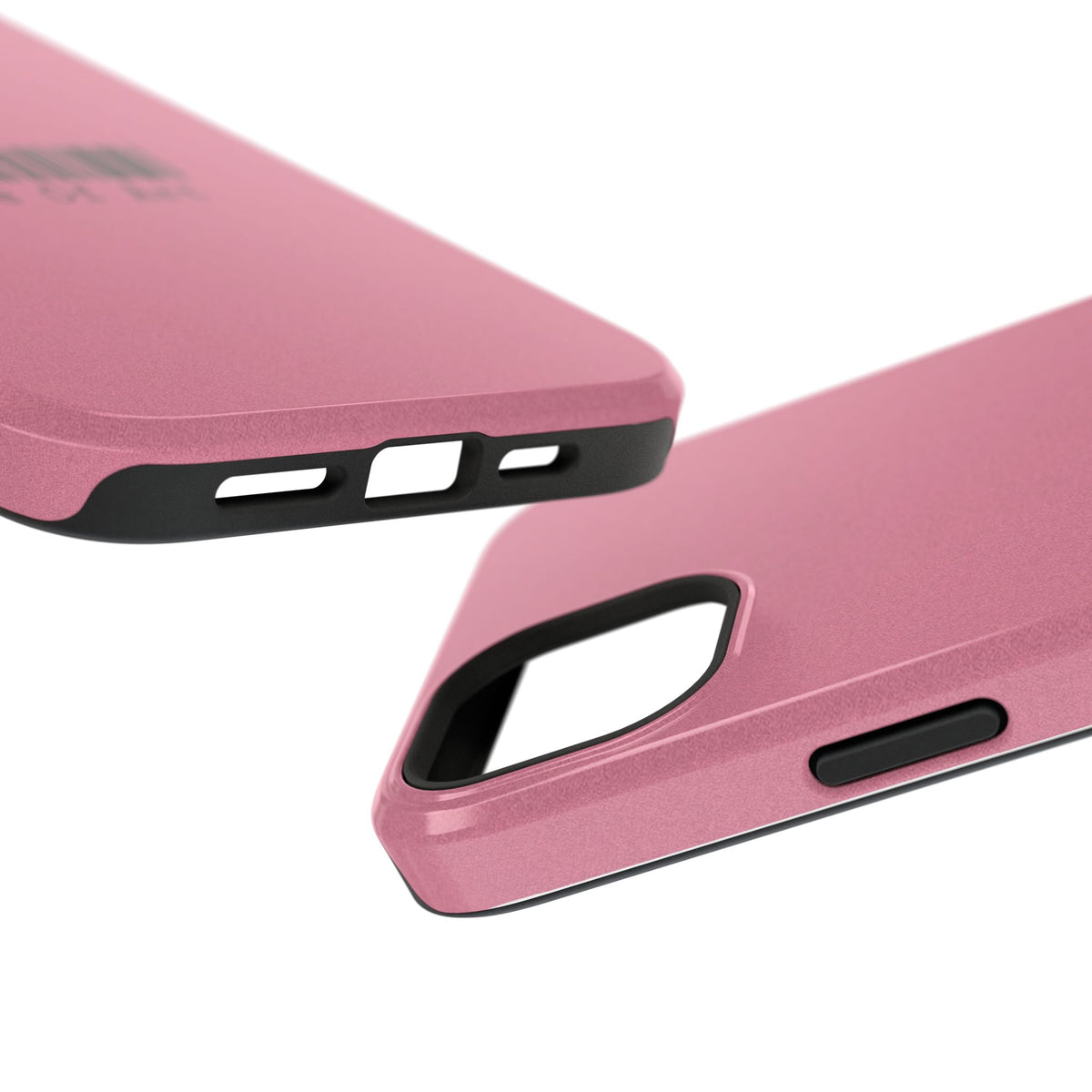 Made of Art Pink Impact-Resistant Phone Case — Barcode Graphic Protective Cover