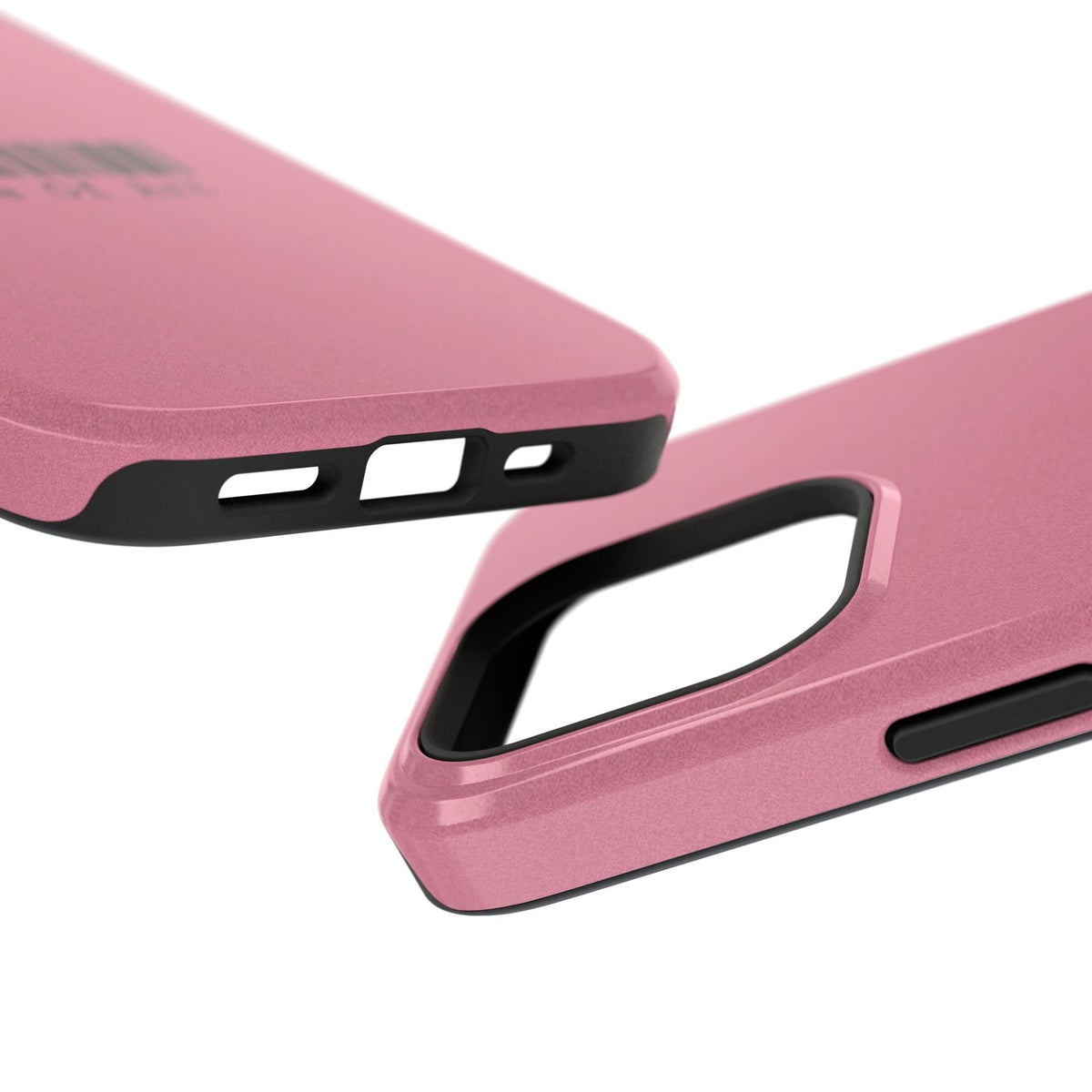 Made of Art Pink Impact-Resistant Phone Case — Barcode Graphic Protective Cover