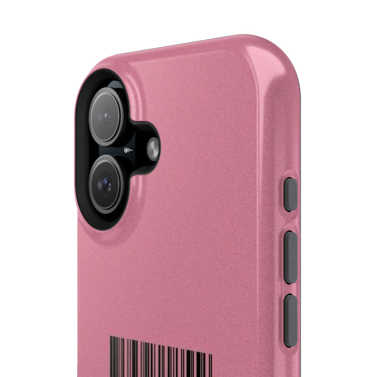 Made of Art Pink Impact-Resistant Phone Case — Barcode Graphic Protective Cover