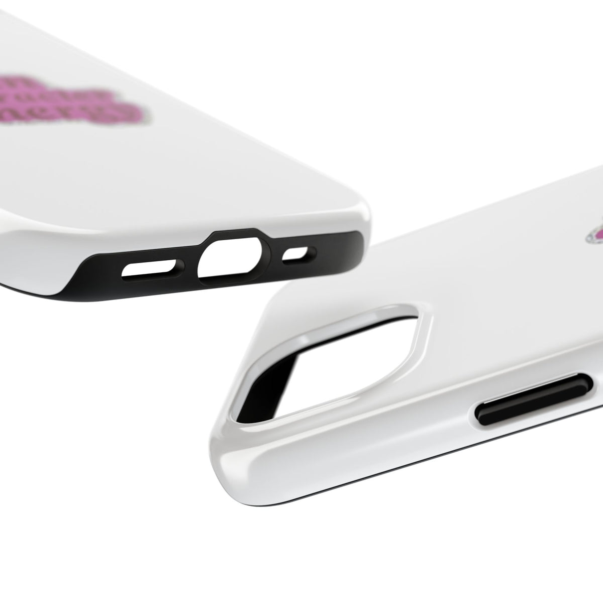 Main Character Energy Tough Phone Case — Pink Retro Graphic