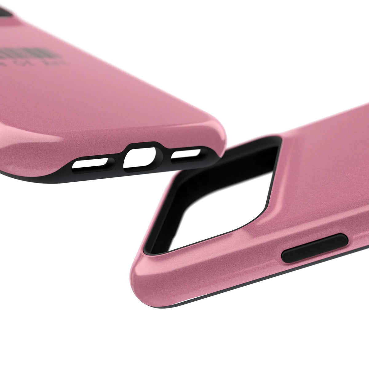 Made of Art Pink Impact-Resistant Phone Case — Barcode Graphic Protective Cover