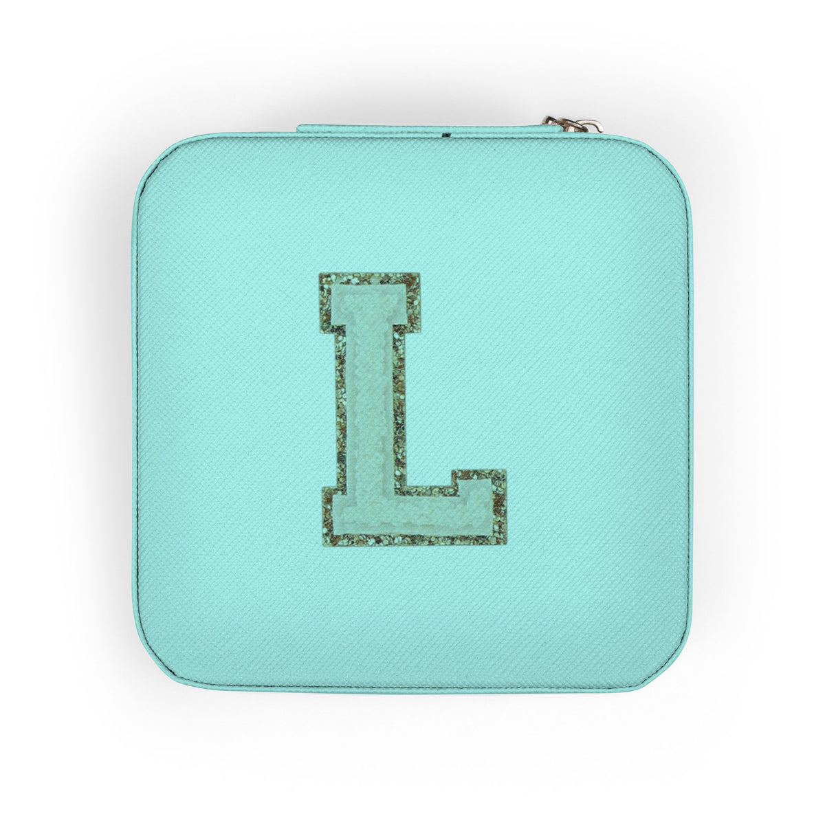 Personalized Monogram Jewelry Travel Case – Compact Pink Organizer for Rings, Earrings & Necklaces