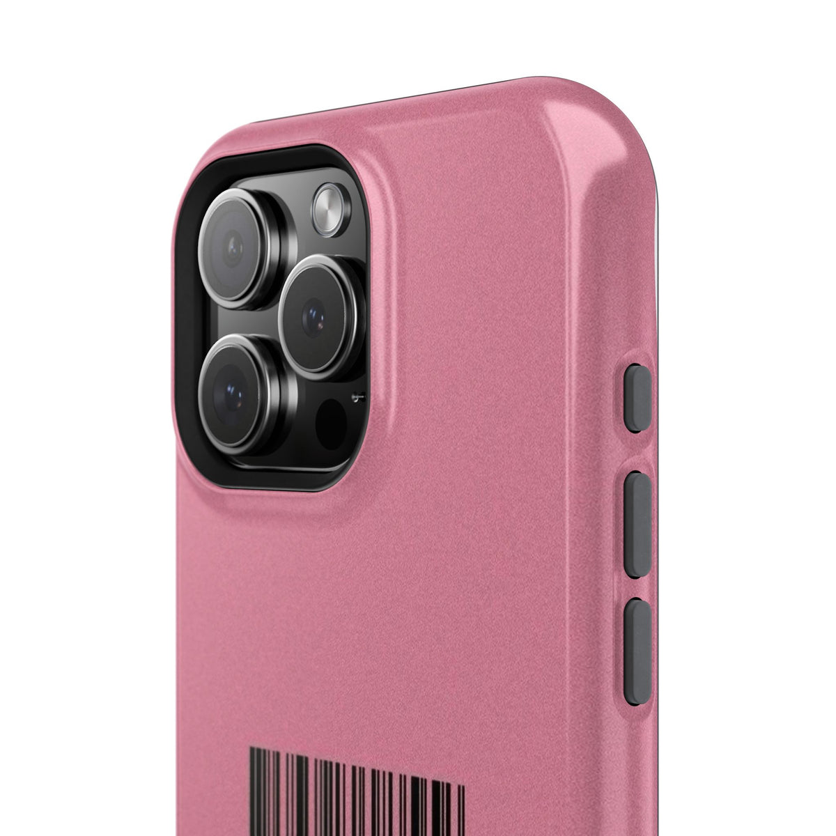 Made of Art Pink Impact-Resistant Phone Case — Barcode Graphic Protective Cover