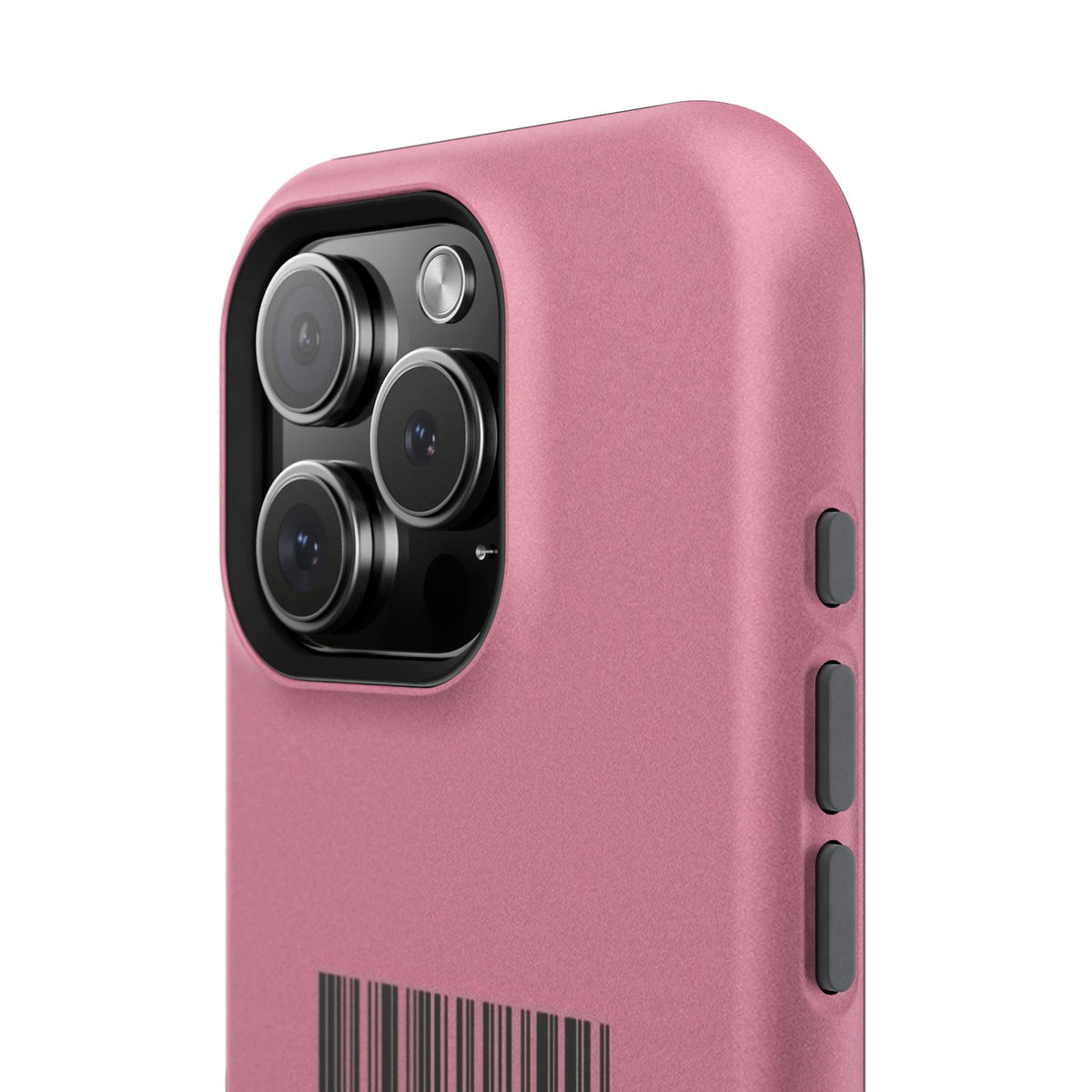 Made of Art Pink Impact-Resistant Phone Case — Barcode Graphic Protective Cover
