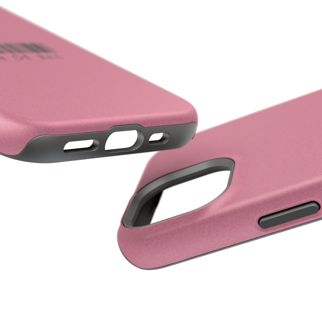 Made of Art Pink Impact-Resistant Phone Case — Barcode Graphic Protective Cover