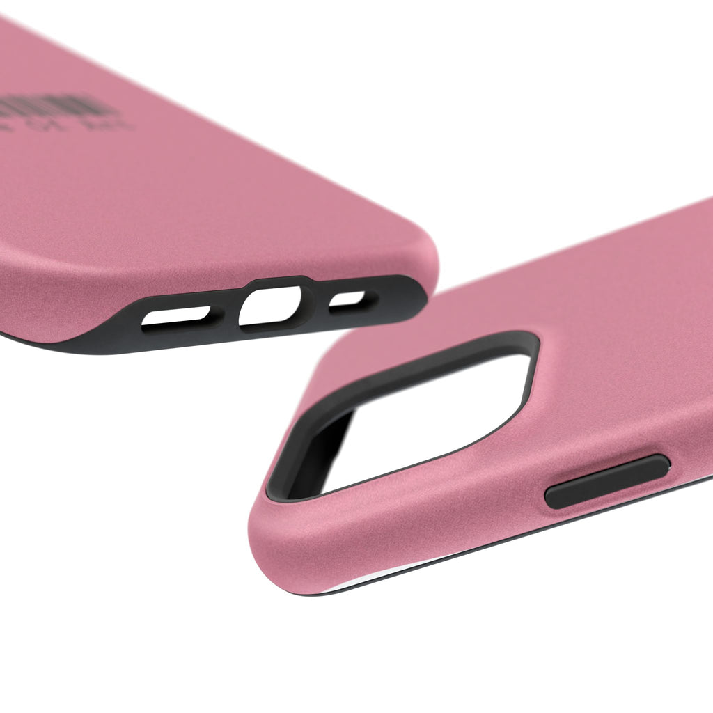 Made of Art Pink Impact-Resistant Phone Case — Barcode Graphic Protective Cover