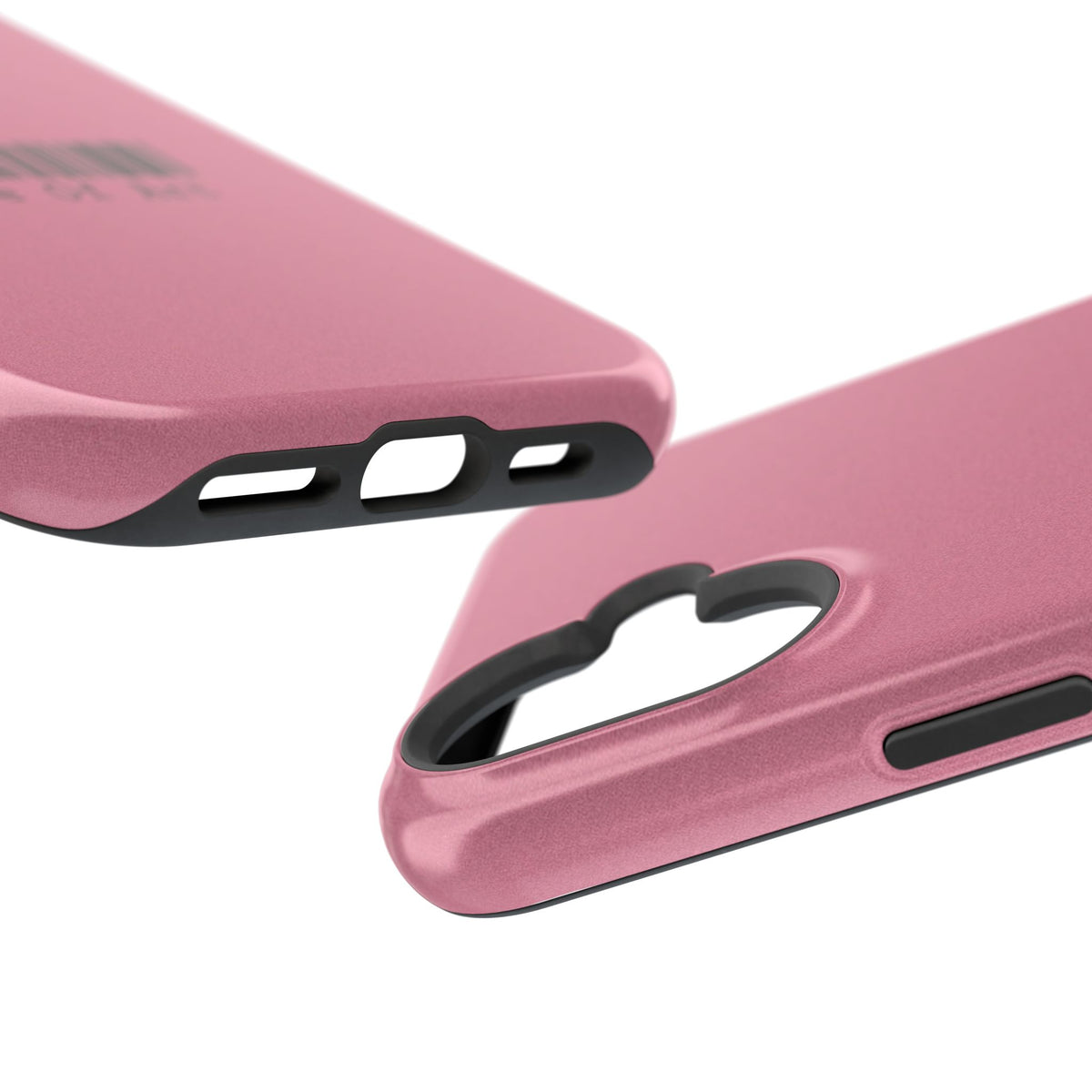 Made of Art Pink Impact-Resistant Phone Case — Barcode Graphic Protective Cover