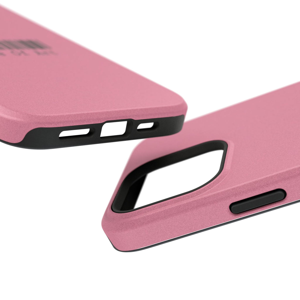 Made of Art Pink Impact-Resistant Phone Case — Barcode Graphic Protective Cover