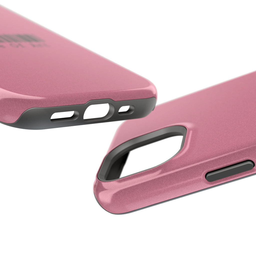 Made of Art Pink Impact-Resistant Phone Case — Barcode Graphic Protective Cover