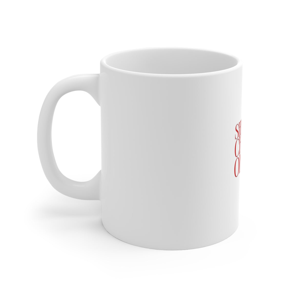 She's the Cherry on Top Mug — 11oz Red Typography Gift