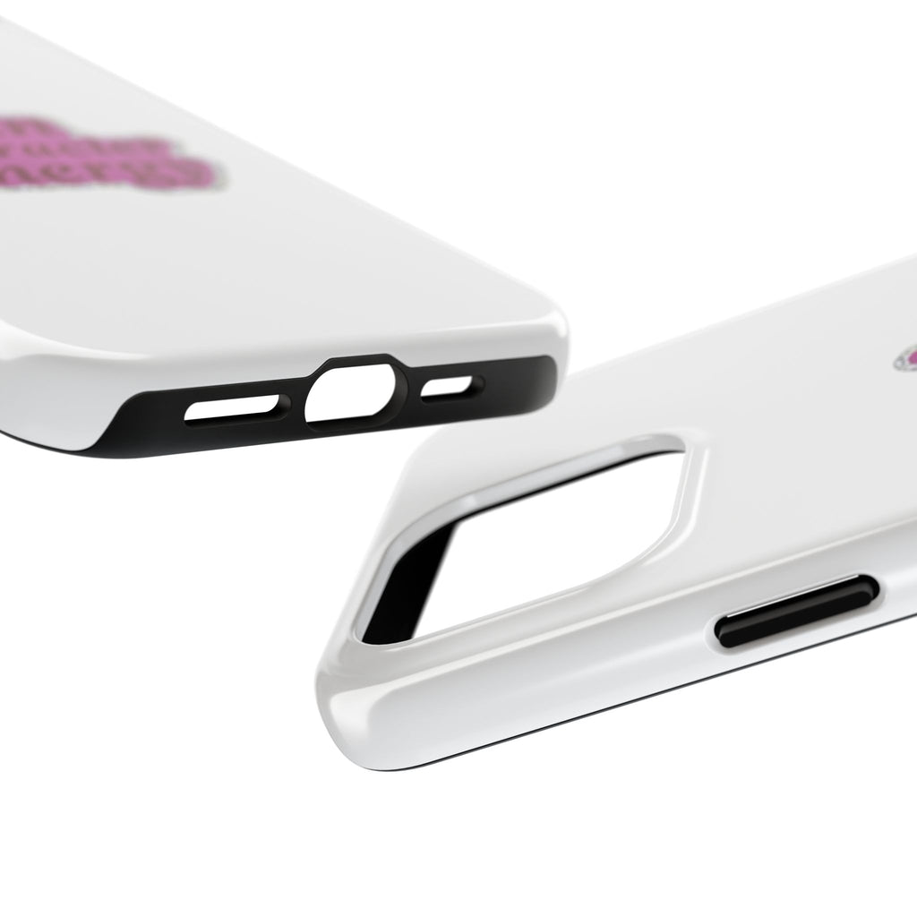 Main Character Energy Tough Phone Case — Pink Retro Graphic