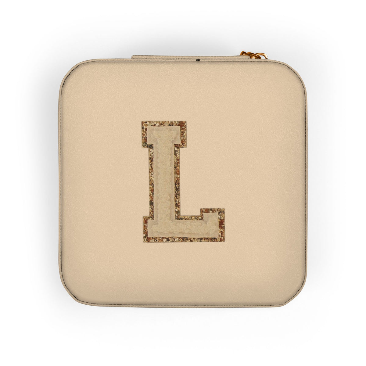 Personalized Monogram Jewelry Travel Case – Compact Pink Organizer for Rings, Earrings & Necklaces
