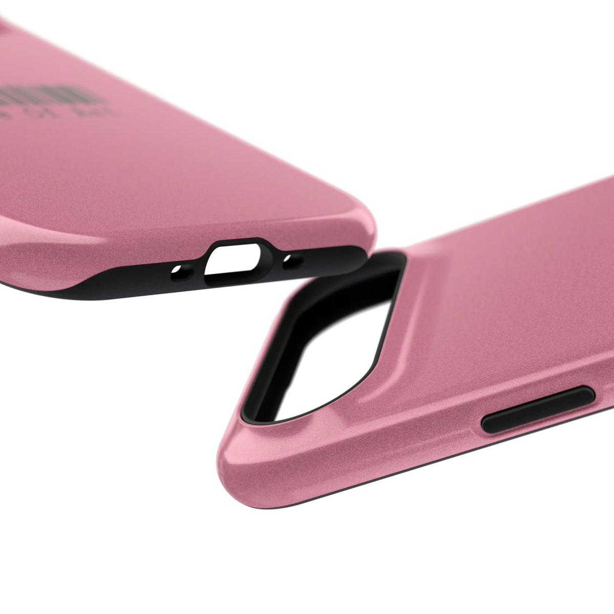 Made of Art Pink Impact-Resistant Phone Case — Barcode Graphic Protective Cover