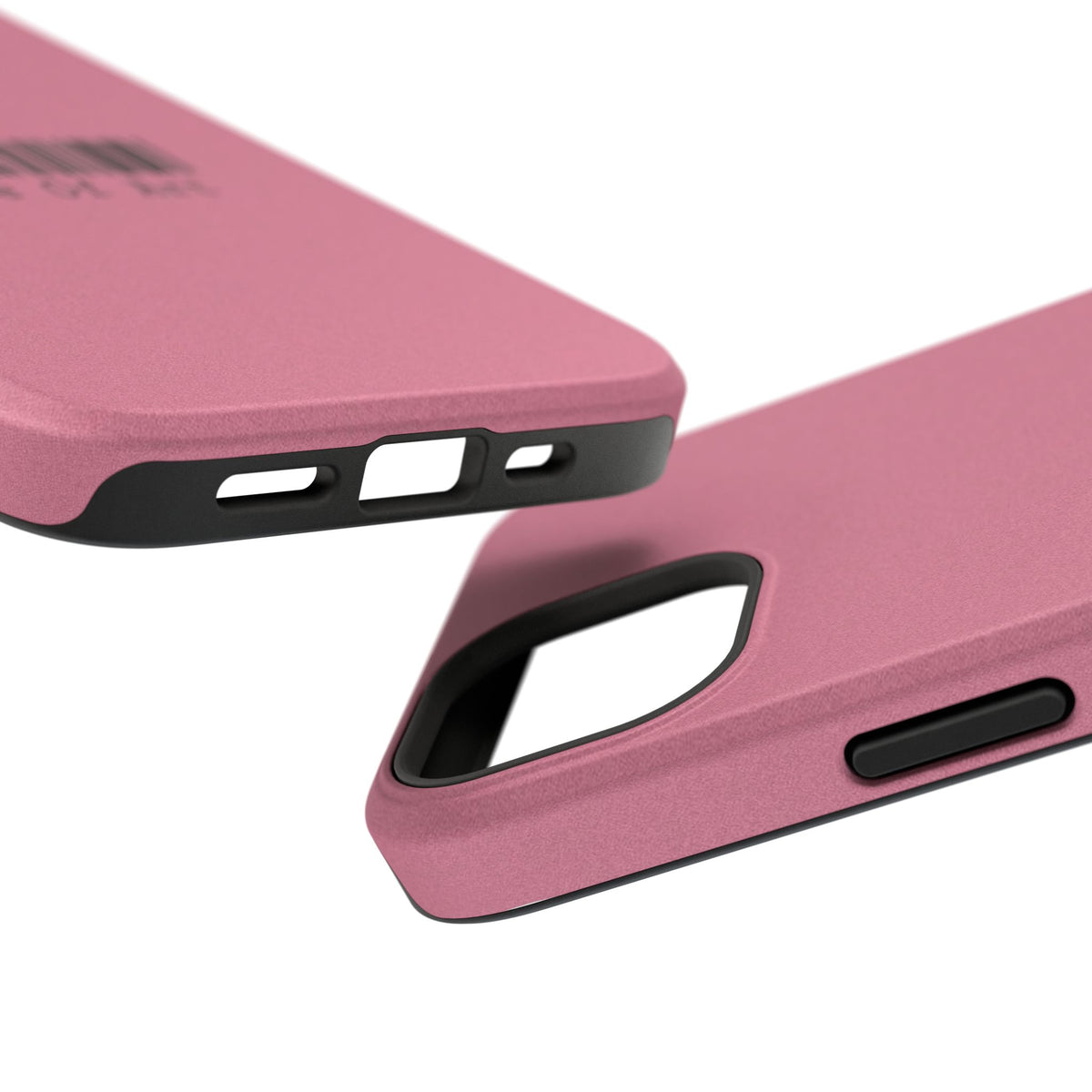 Made of Art Pink Impact-Resistant Phone Case — Barcode Graphic Protective Cover