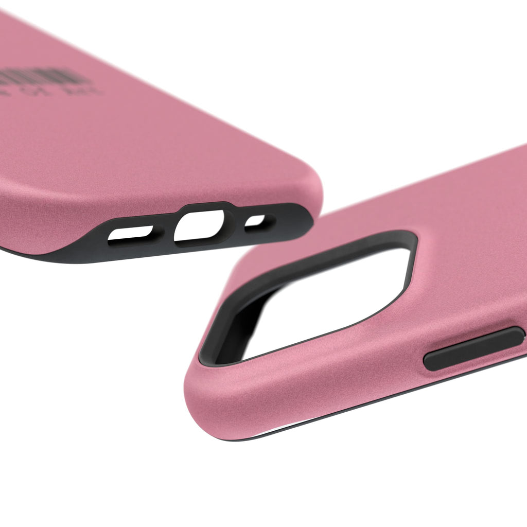 Made of Art Pink Impact-Resistant Phone Case — Barcode Graphic Protective Cover