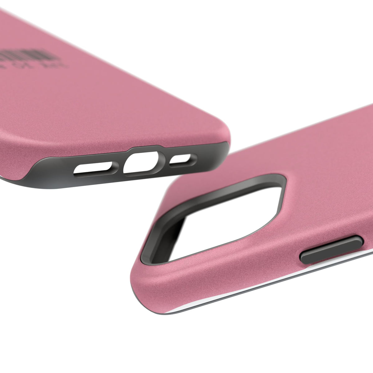 Made of Art Pink Impact-Resistant Phone Case — Barcode Graphic Protective Cover